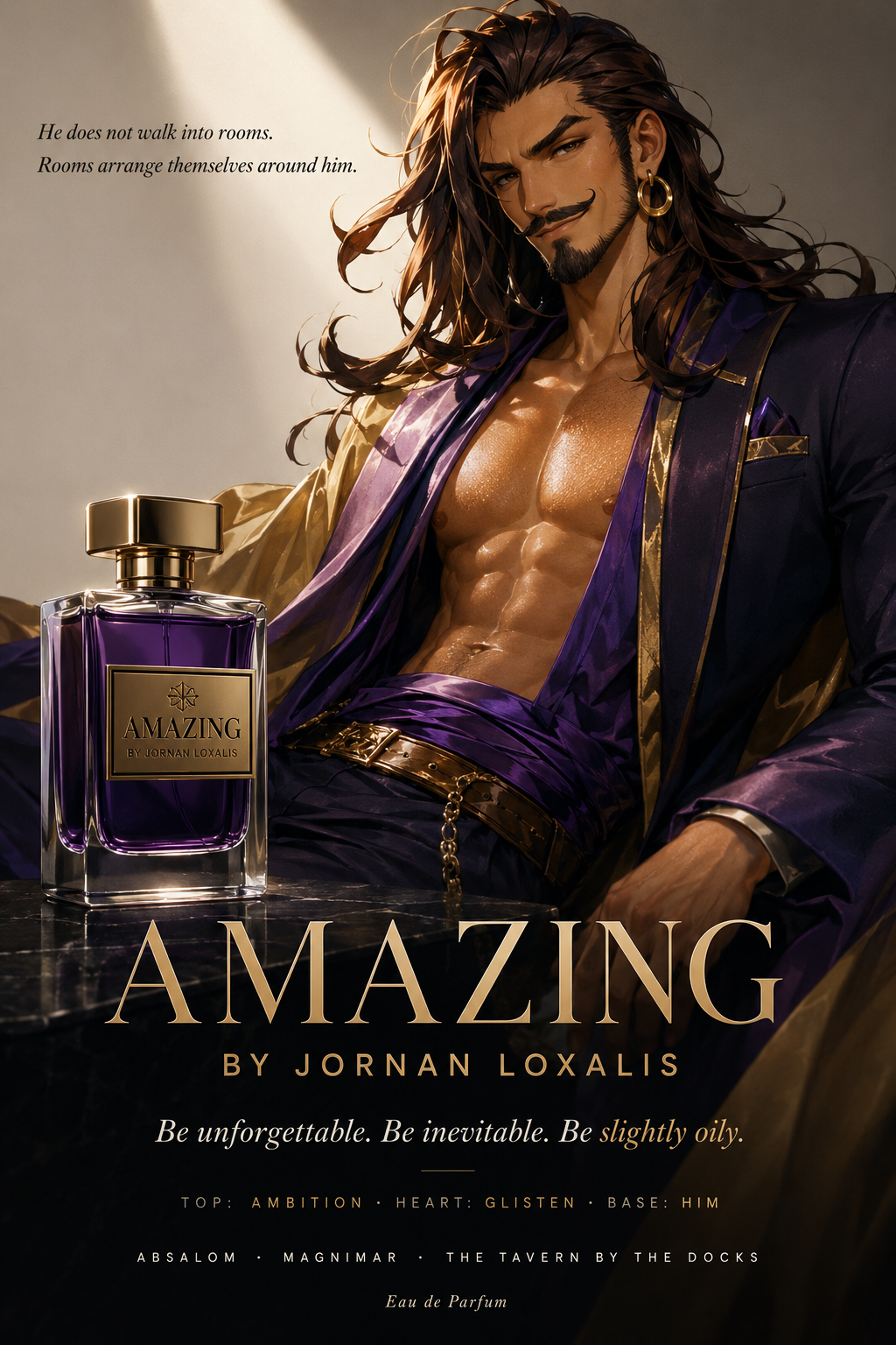 Amazing by Jornan Loxalis fragrance advertisement