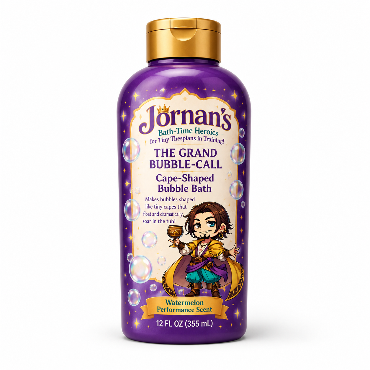 The Grand Bubble-Call cape-shaped bubble bath