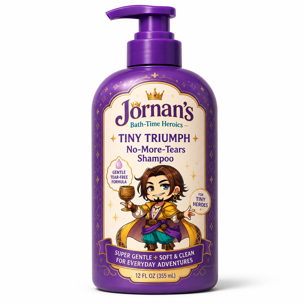 Tiny Triumph no-more-tears shampoo