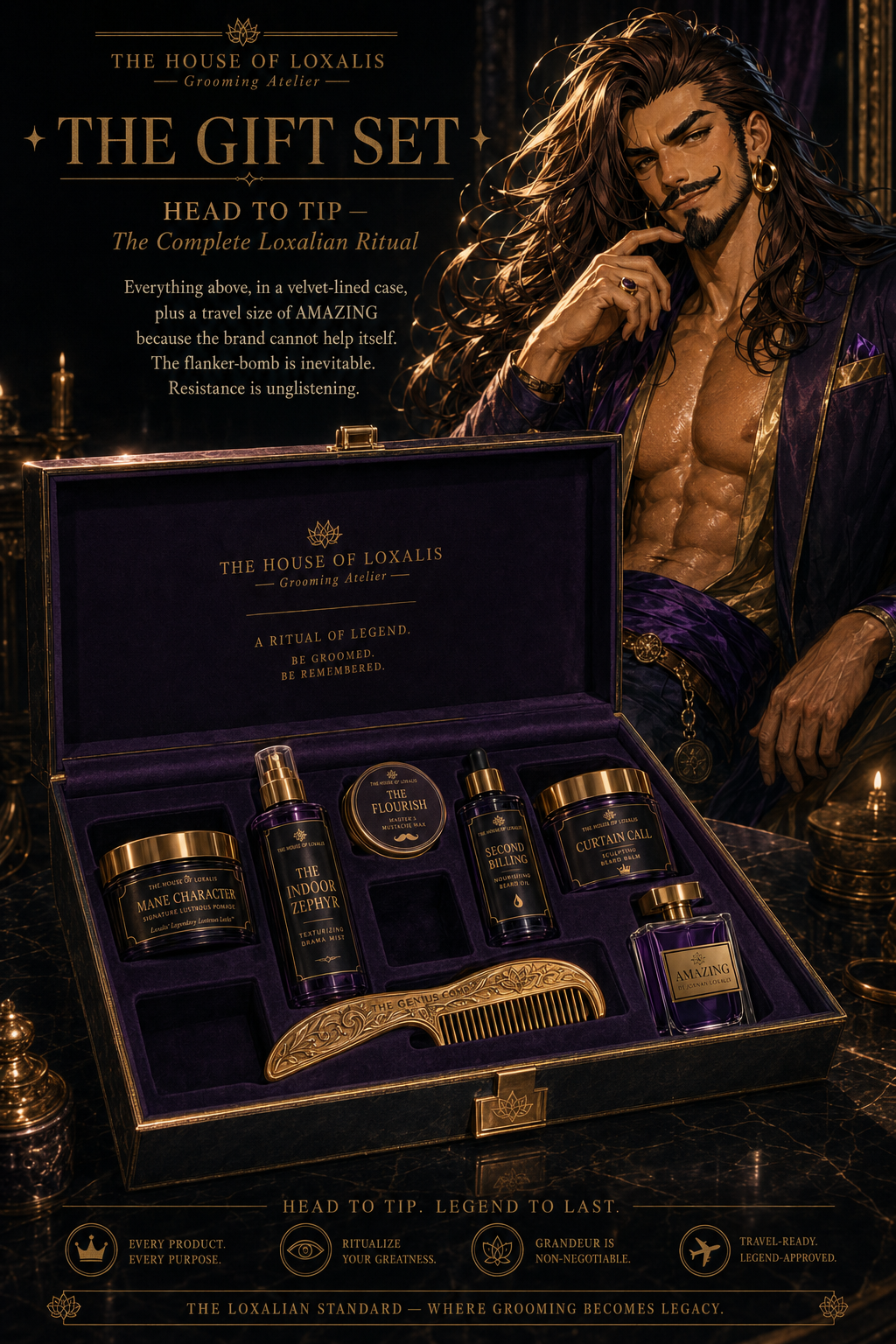The Gift Set, Head to Tip complete ritual case